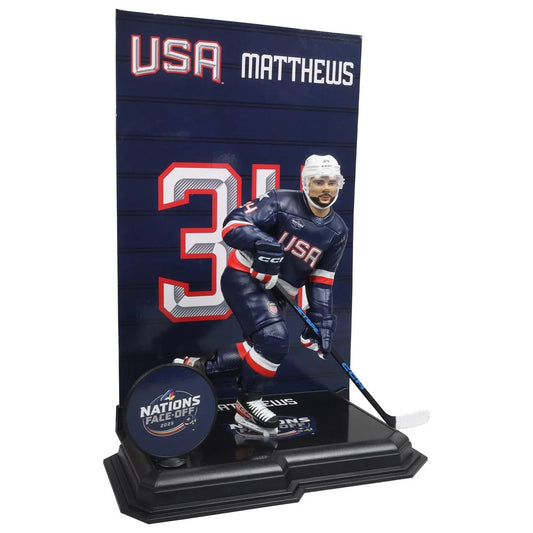 NHL 4 Nations Face-Off Auston Matthews Team USA 7-Inch Scale Posed Figure
