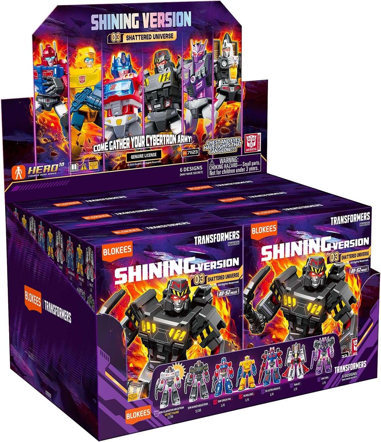BLOKEES Transformers SV03 – Shining Version 3 Model Kit (Set of 6)